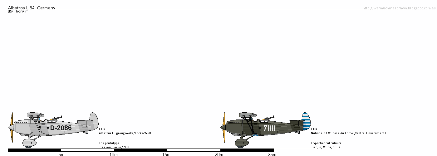 War Machines Drawn Albatros L.84