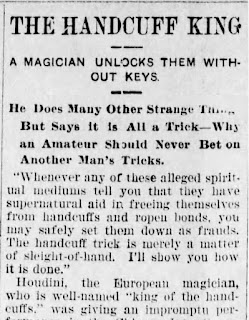 houdini the handcuff king houdini the handcuff king