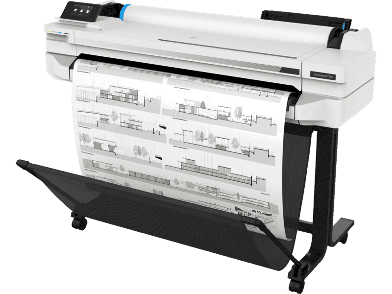 Plotter HP DesignJet T530 Series - Left View