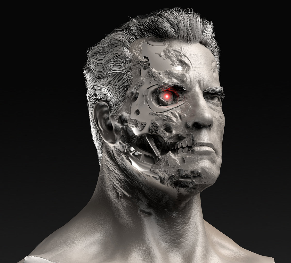 T800 Guardian - Terminator Genisys | Computer Graphics Daily News