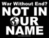 Not in our name