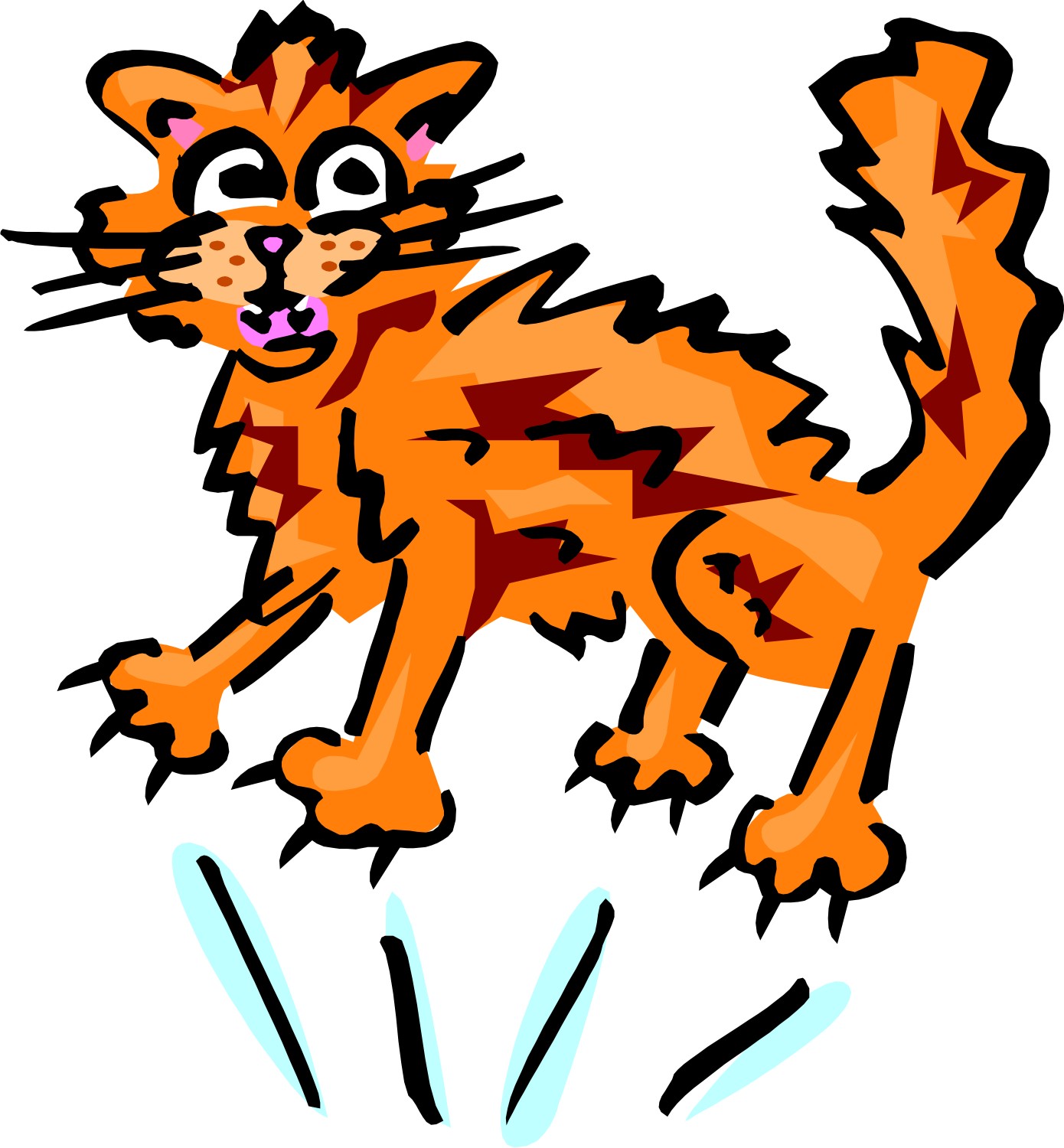 clipart of scared cat - photo #12