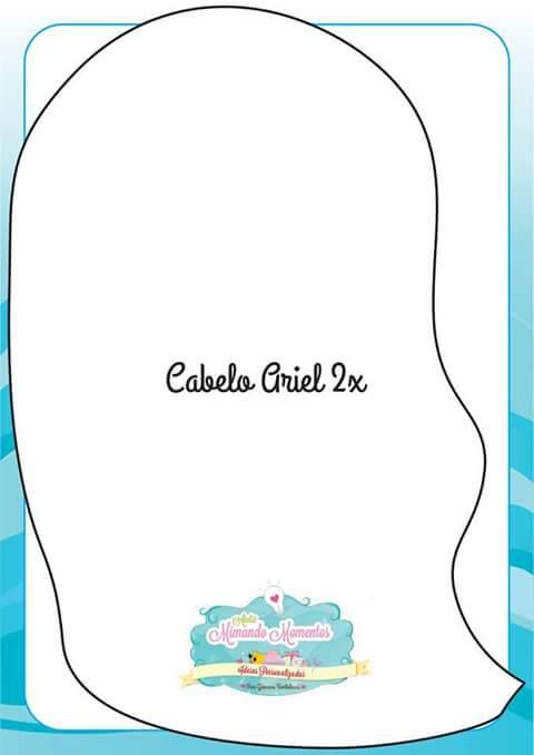 Featured image of post Molde Sereia Ariel De Feltro