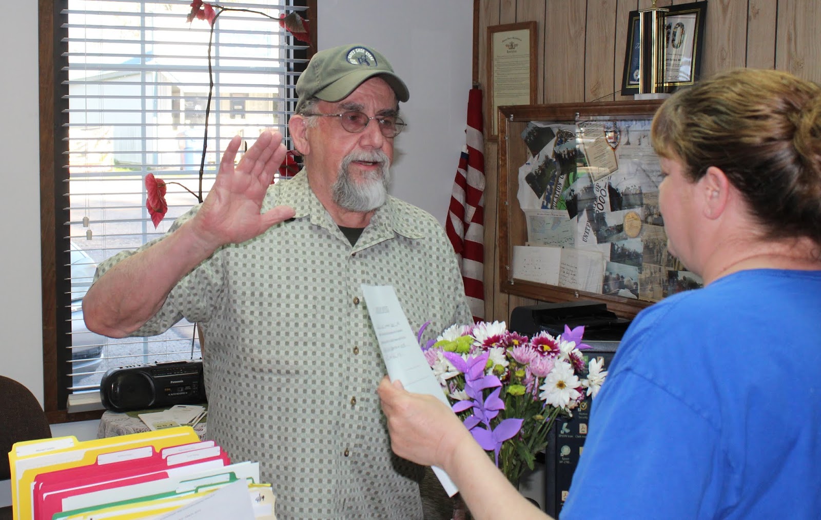 Swearing in of Edgar Springs Officials