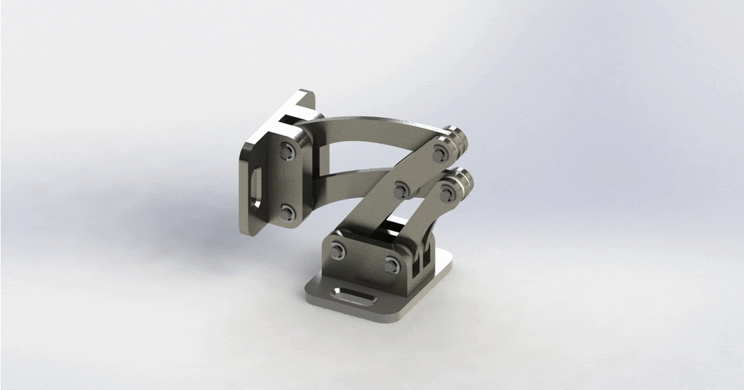 Stainless Steel Marine Hinge Mechanism Download free 3D cad models 5055