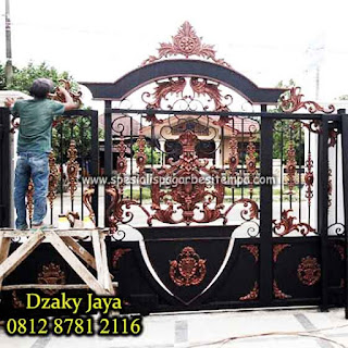 Pagar Besi Tempa 24 Motif Gerbang, Pagar, Besi, Tempa, Mewah, Klasik