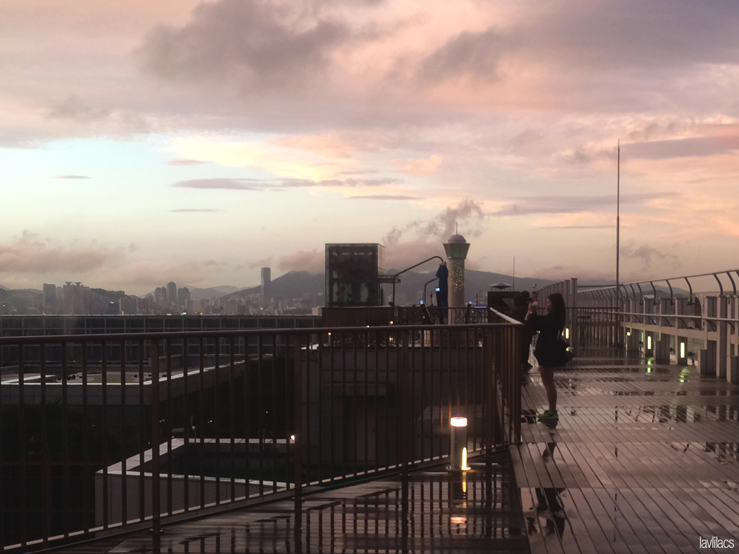 Seoul, Korea - Summer Study Abroad 2014 - Beautiful skies in Busan after storm clears