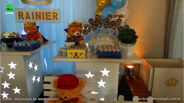 Mesa decorada Chá de Bebê