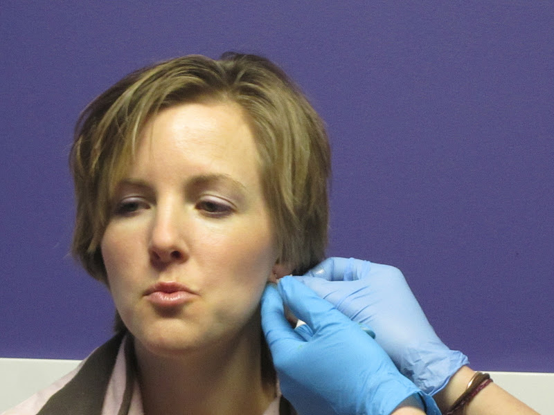 A crown of Jewels Needle Ear Piercing I finally did it!