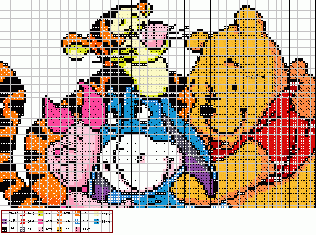 Ursinho Ponto Cruz Grafico Cantinho da Jana: Gráficos de ponto cruz do ursinho pooh