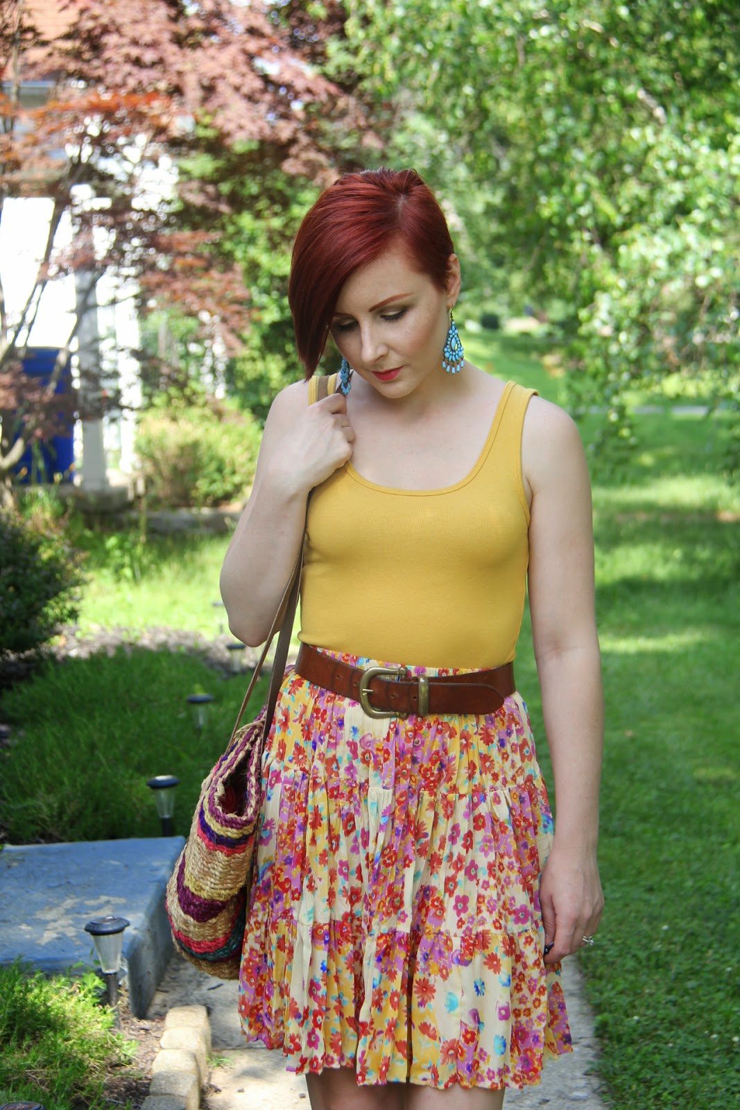 Thrift and Shout: Cute Outfit of the Day: How to Wear 12 Colors at Once ...