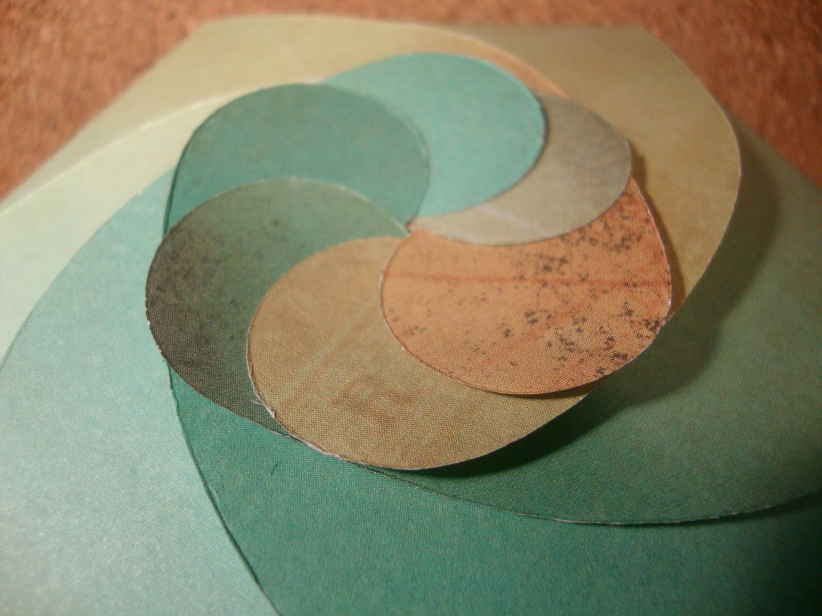 Kathie's Cards Round Card with Hexagonal Envelope in Yellow