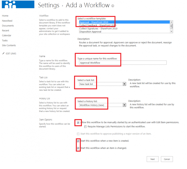 SharePoint WorkSpace: Approval WorkFlow in SharePoint 2013