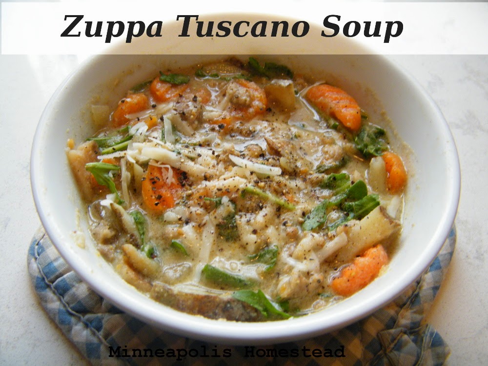 Zuppa Tuscano Soup (Olive Garden's Copy Cat Recipe) Minneapolis Homestead