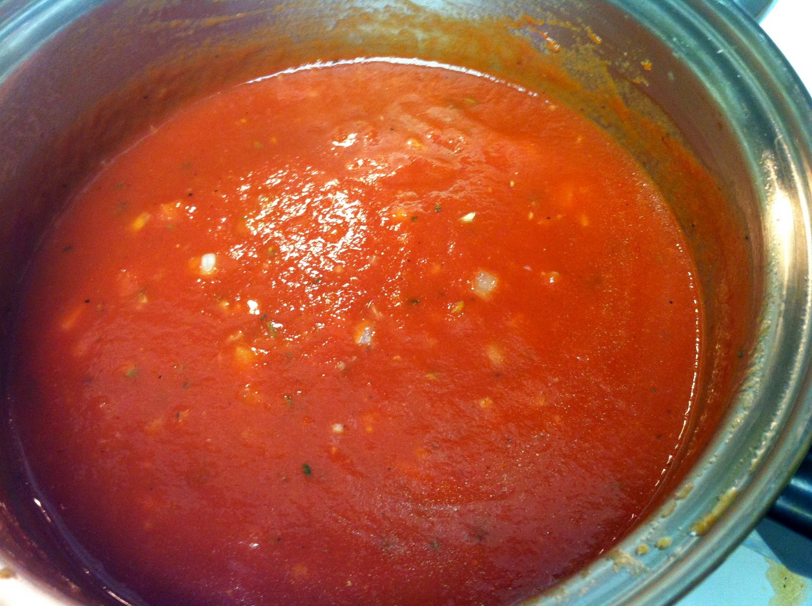 Spinach Balls in Tomato Sauce