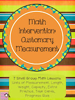 Common Core Activities: Math Intervention! {Customary Conversions}