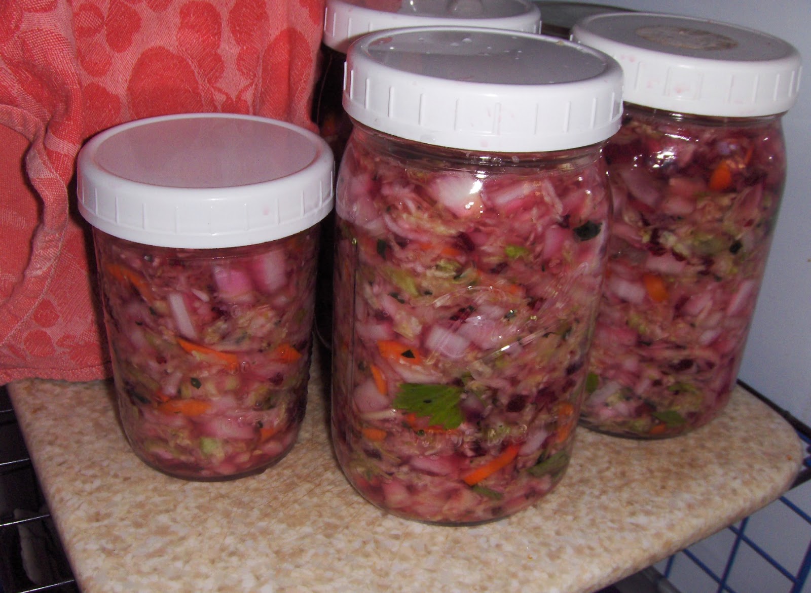 lacto-fermented sauerkraut