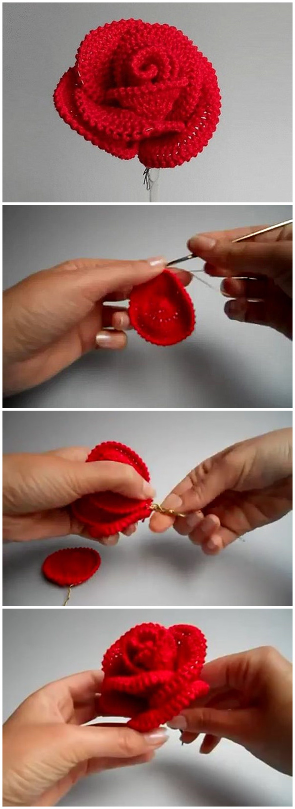 How to Crochet the Perfect Rose