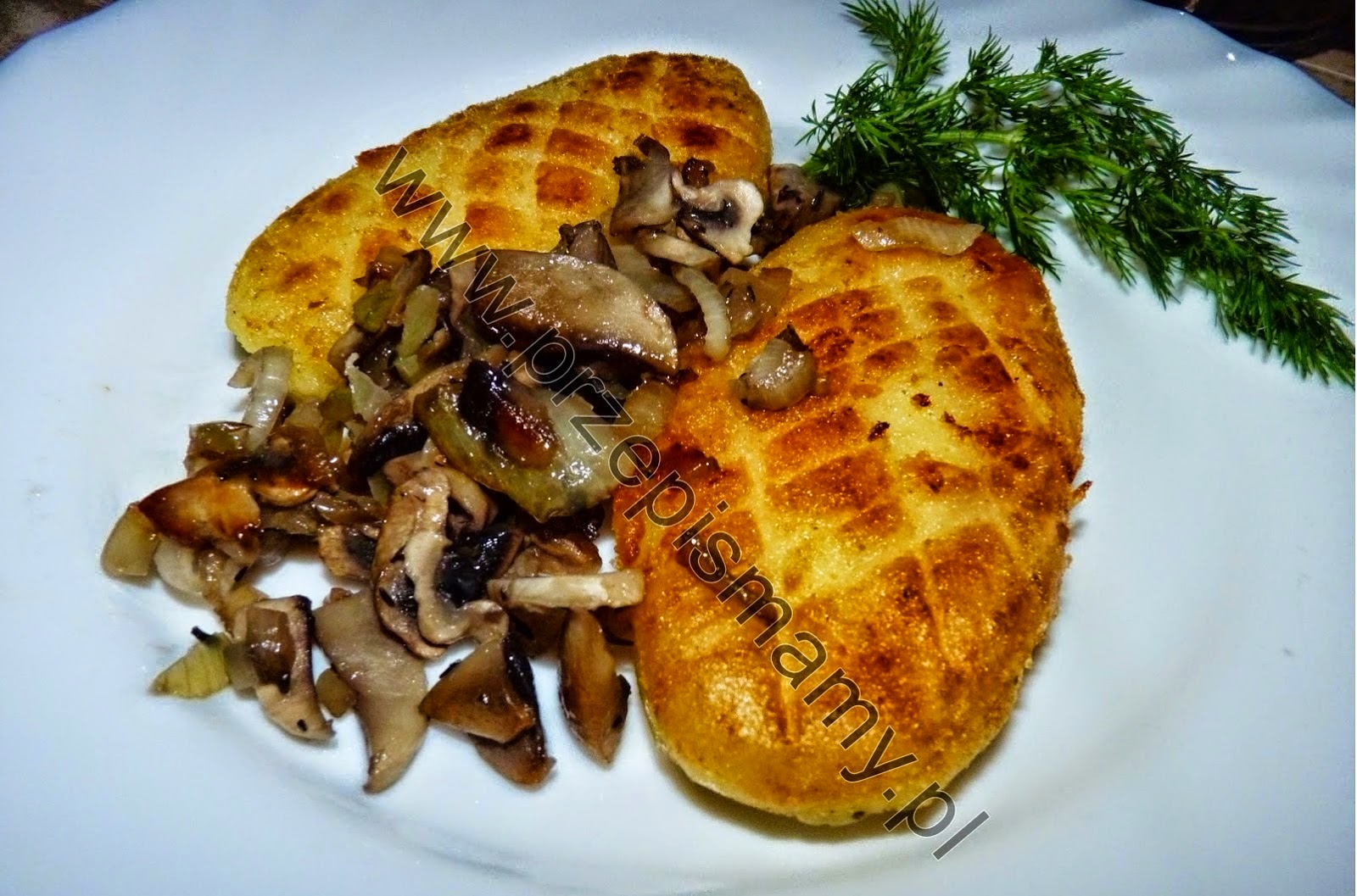 Krokiety ziemniaczane z pieczarkami Krokiety ziemniaczane z pieczarkami
