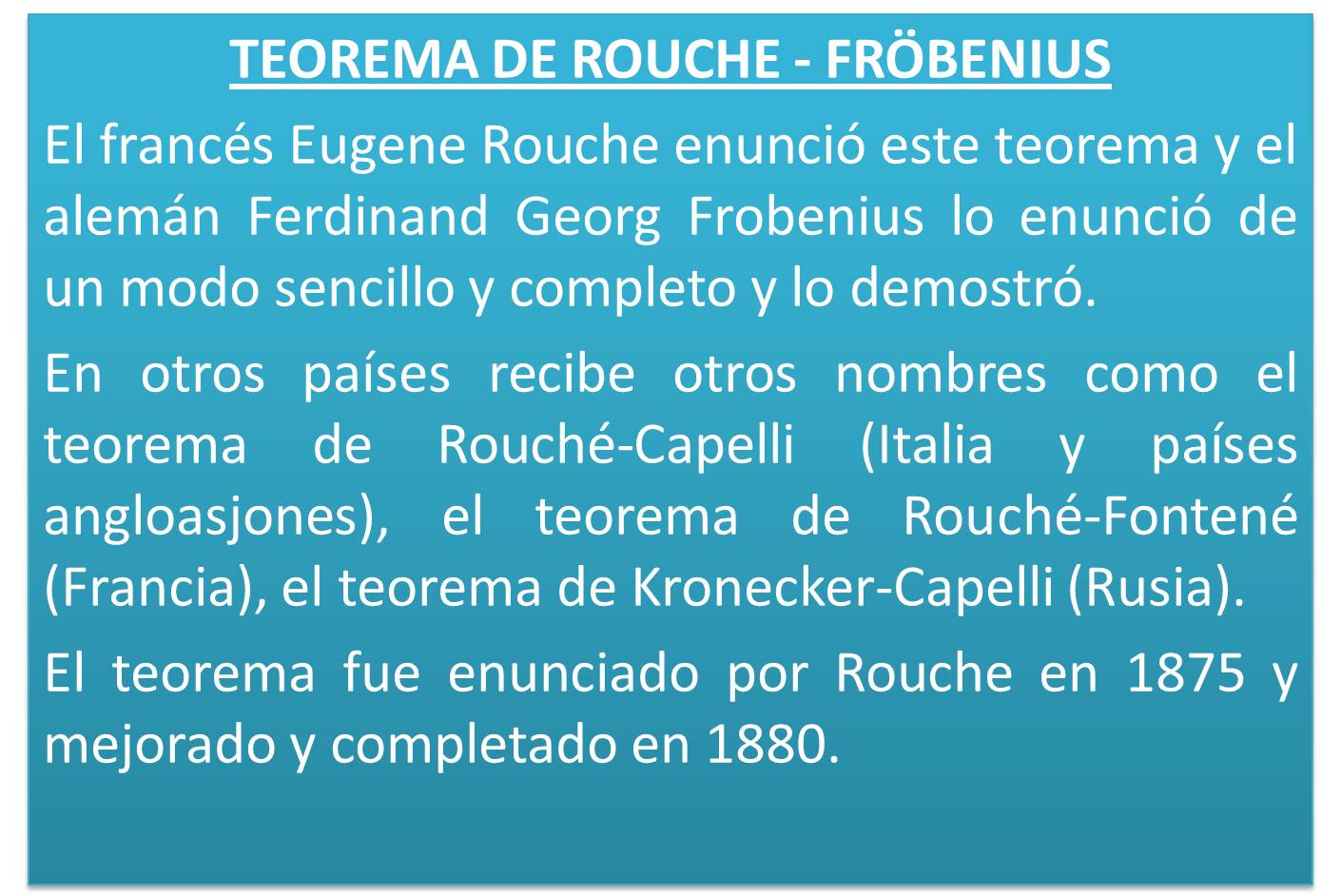 MI ALGEBRA!!!: TEOREMA DE ROUCHE-FROBENIUS