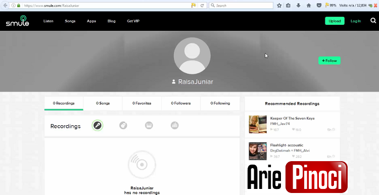 Profile Akun Smule Sebelum Dihapus Profile Akun Smule Sebelum Dihapus