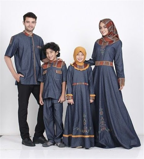 Model Baju Muslim Couple Keluarga Terbaru 2017/2018 Model Baju Muslim Couple Keluarga Terbaru 2017/2018