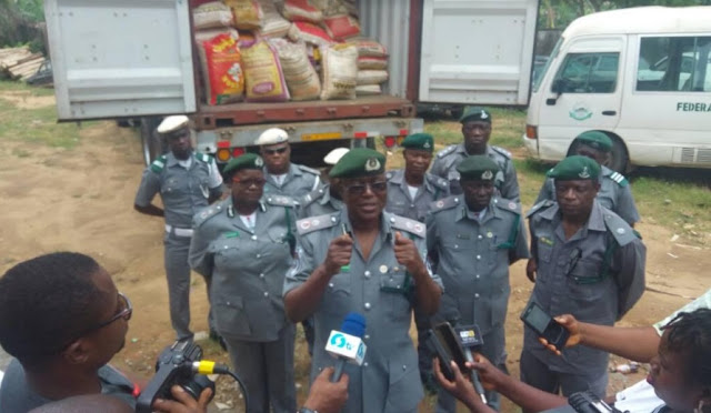Ogun Customs intercepts 1,963 bags of foreign rice in two weeks Ogun Customs intercepts 1,963 bags of foreign rice in two weeks