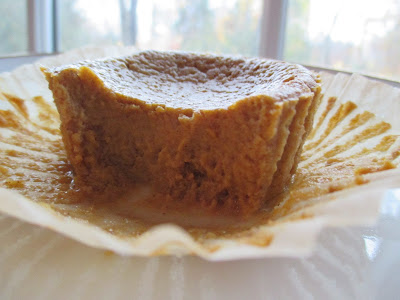 individual pumpkin custards