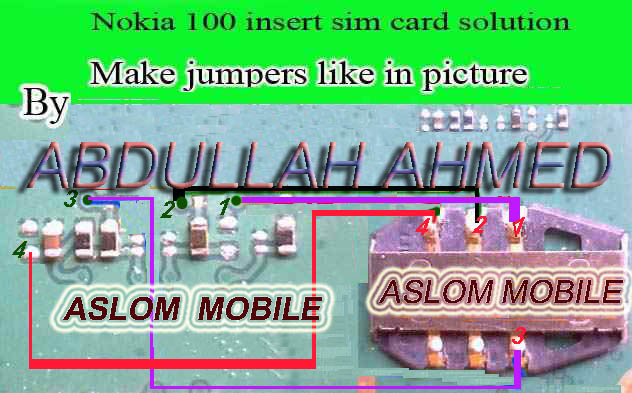 Aslom Mobile Nokia 100 Insert Sim Card Solution Nokia 100 Insert Sim Card Problem Nokia 100