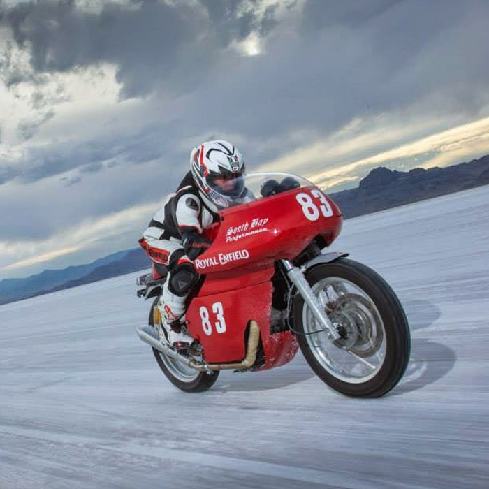 Royal Enfield Continental GT Sets land speed record Cafe Racer