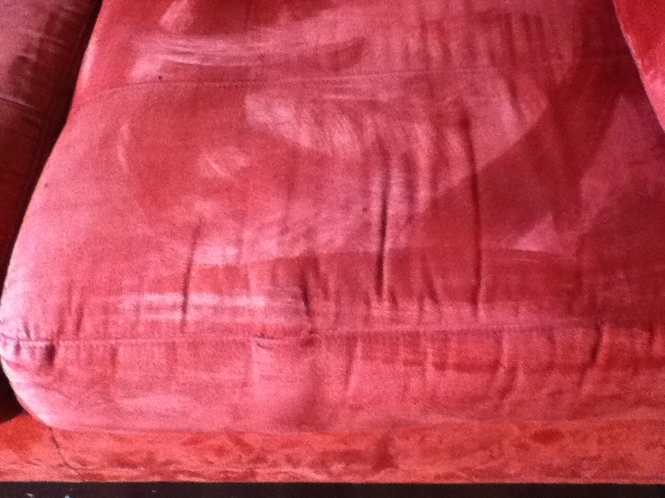 New English Mum in America How to clean your red microfiber couch!