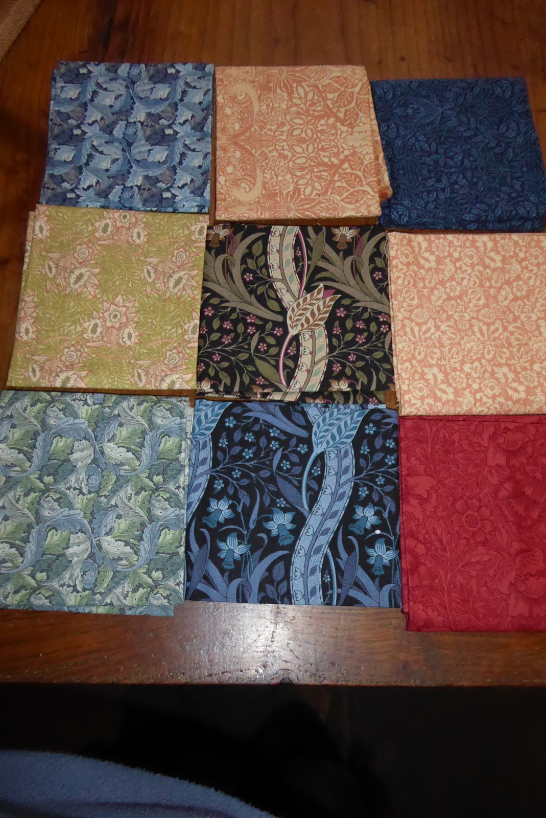 Codlinsandcream2 Patchwork first fabrics for the Heritage William