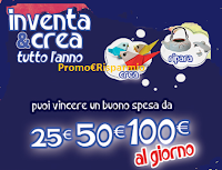 Concorso ''Inventa & Crea tutto l'anno'': vinci 364 buoni spesa da 25€ , 50€ e 100€ Logo Concorso ''Inventa & Crea tutto l'anno'': vinci 364 buoni spesa da 25€ , 50€ e 100€