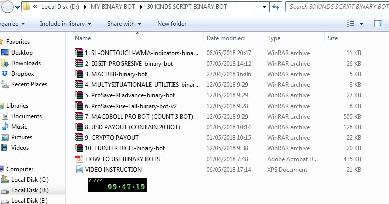 Binary options script download