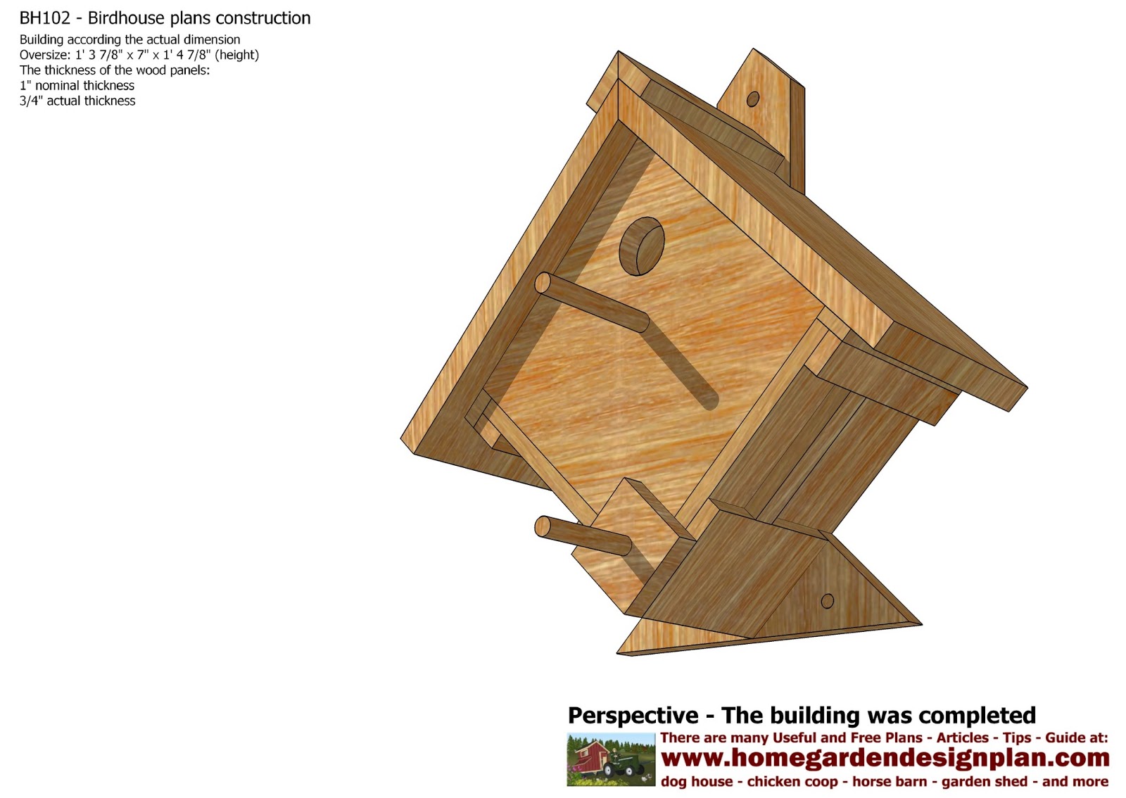 Complete Birdhouse Construction Plans Francois Career