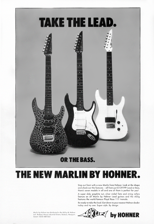 Marlin by Hohner guitar ad