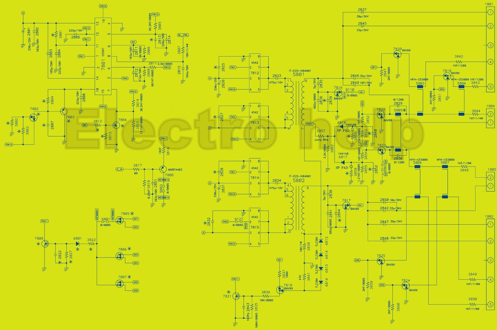 Schematic Diagrams  Philips 20 Inch Tft Wsxga Lcd Colour