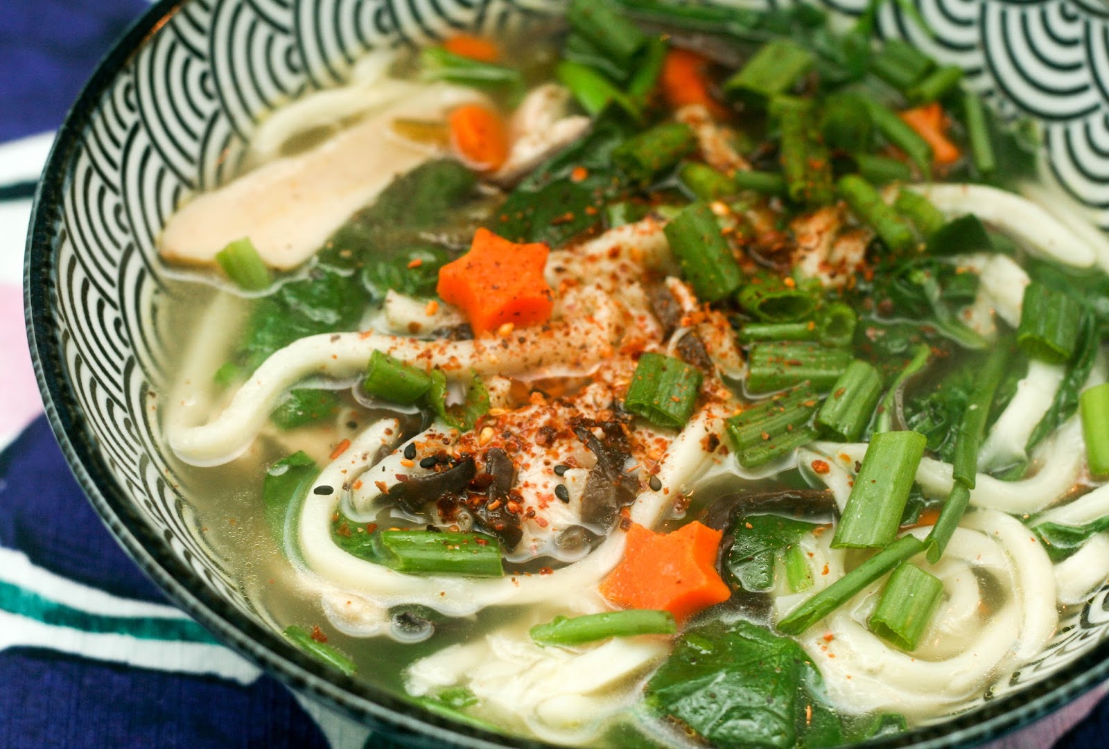 Chicken and Stars Udon Soup Coconut & Lime