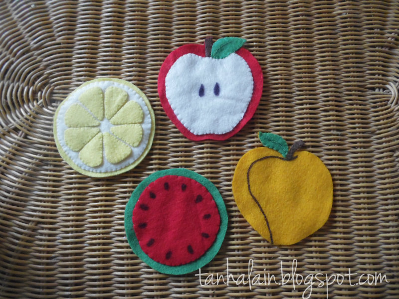 portavasos de fieltro