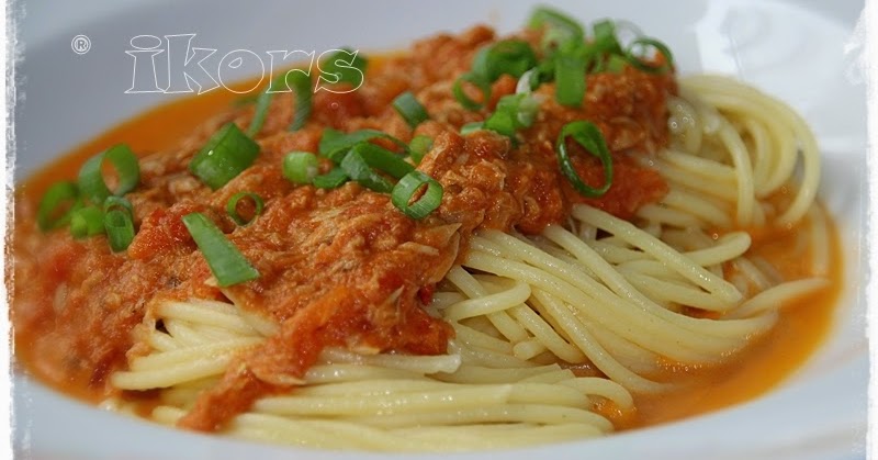 Kochen....meine Leidenschaft : Spaghetti mit Thunfischsoße