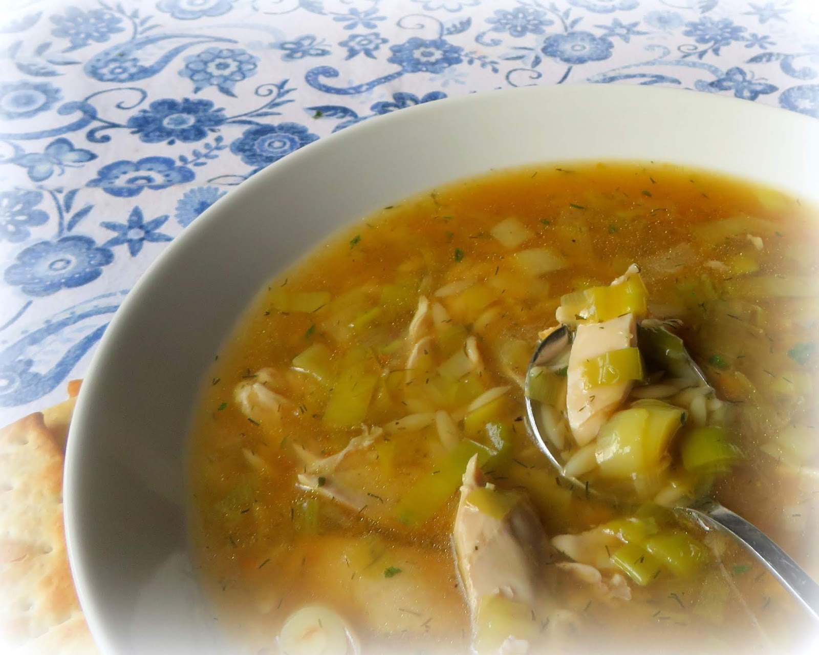 Chicken & Orzo Soup | The English Kitchen
