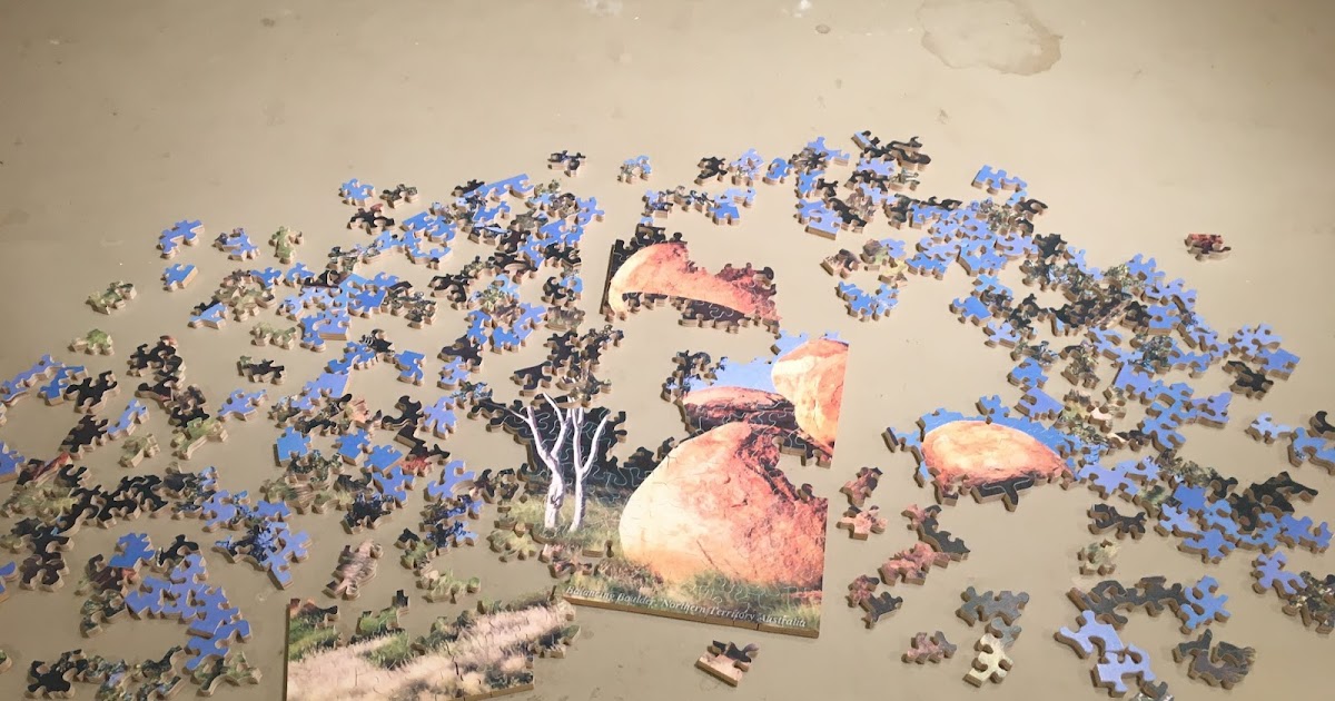 Rebecca's Wooden Jigsaw Puzzles Balancing Boulder, Northern Territory
