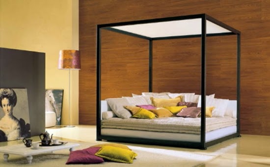 Decorative accents canopy bed  for your own well-being