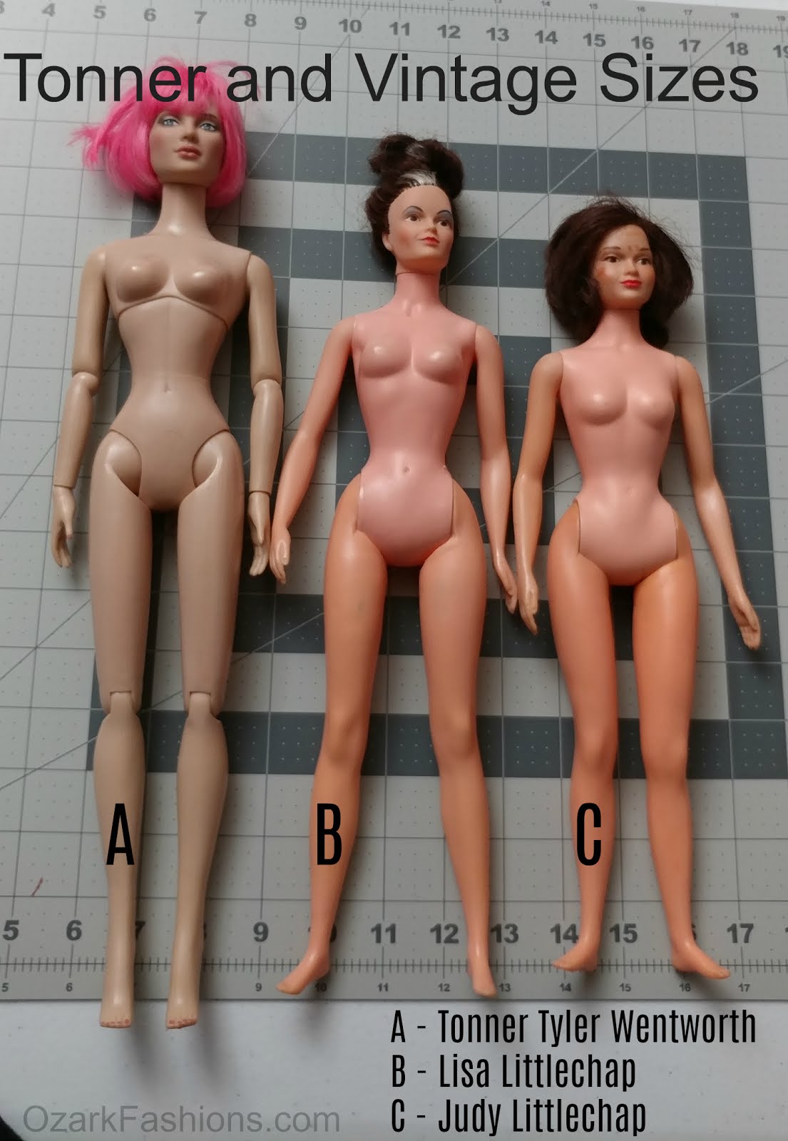 Tonner Doll Sizes