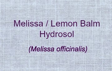 Melissa hydrosol