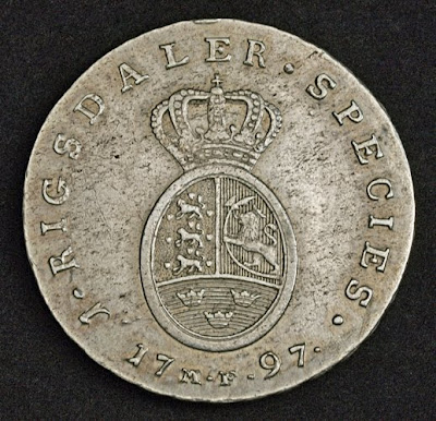 Denmark silver  speciedaler coin
