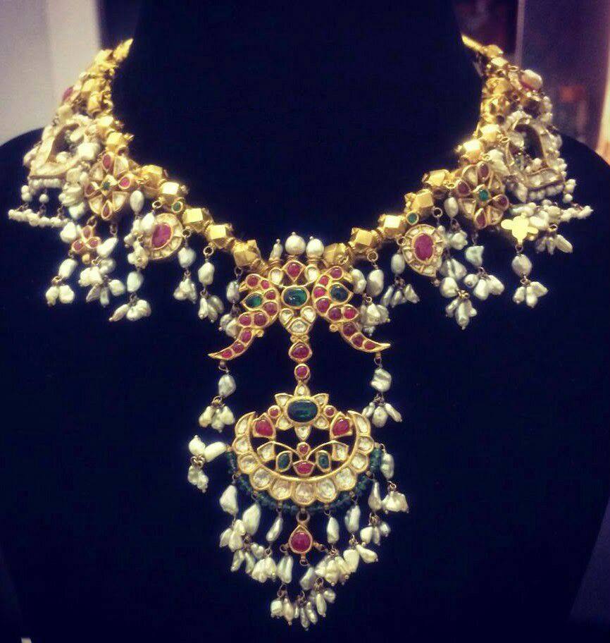 gutta pusala necklace and haram sets collection | 916 jewellery ...