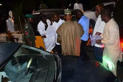 Photos: Governor Shettima visits scene of foiled Boko Haram attack in Maiduguri 148 2AAA