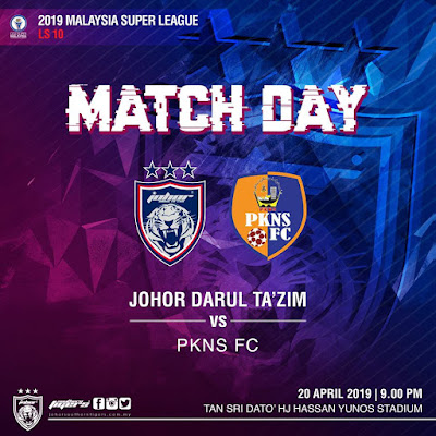 Live Streaming JDT vs Pkns FC Liga Super 20.4.2019 Live Streaming JDT vs Pkns FC Liga Super 20.4.2019