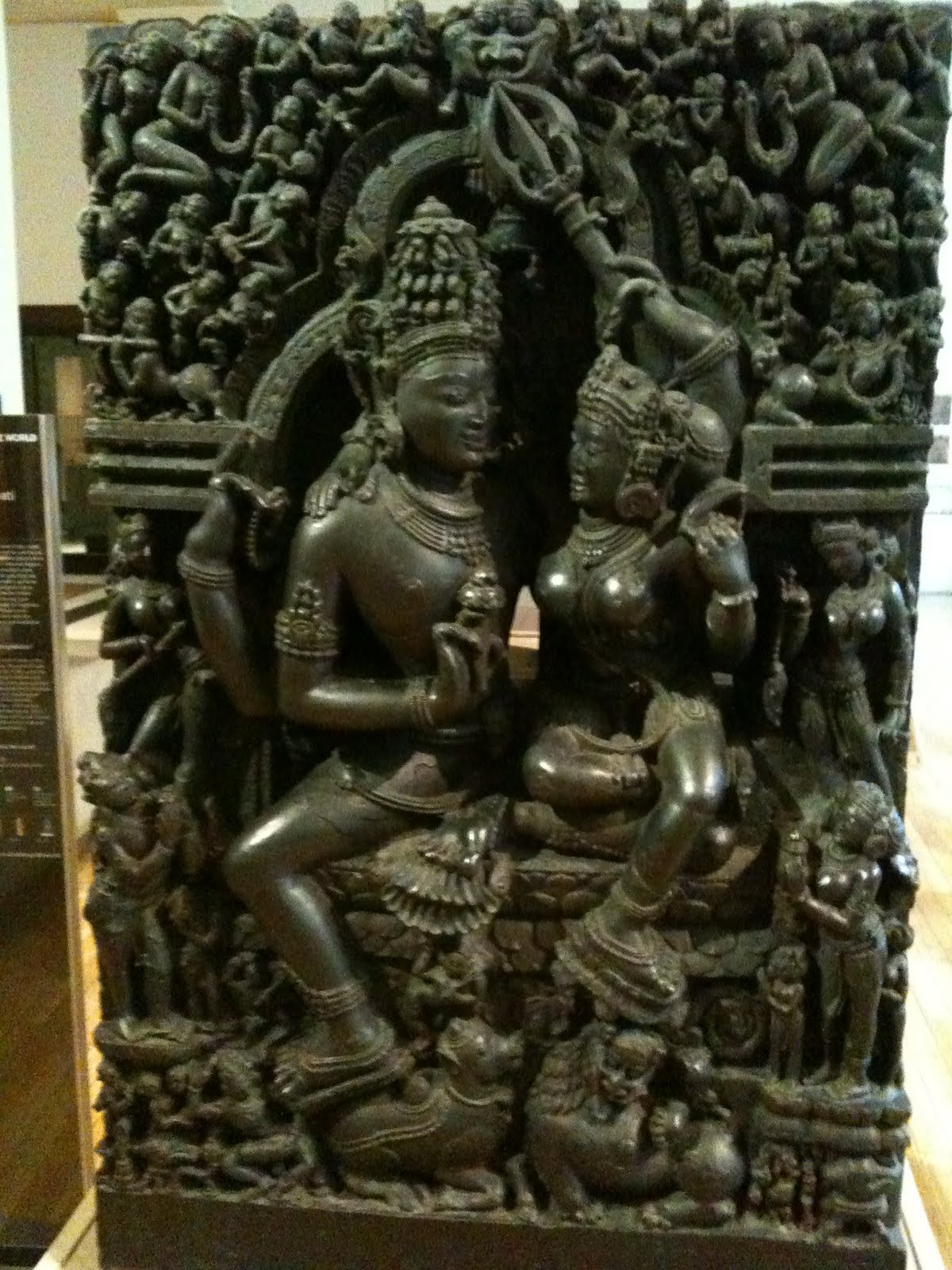 A History of the World in 100 Objects 68. Shiva and Parvati Sculpture